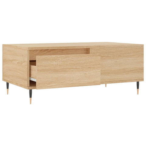 vidaXL Couchtisch Sonoma-Eiche 90x50x36,5 cm Holzwerkstoff