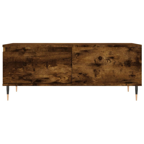 vidaXL Couchtisch Räuchereiche 90x50x36,5 cm Holzwerkstoff