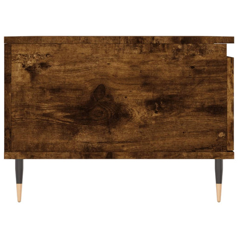 vidaXL Couchtisch Räuchereiche 90x50x36,5 cm Holzwerkstoff