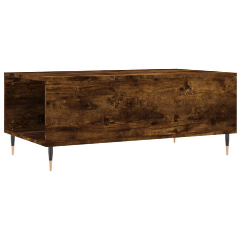 vidaXL Couchtisch Räuchereiche 90x50x36,5 cm Holzwerkstoff