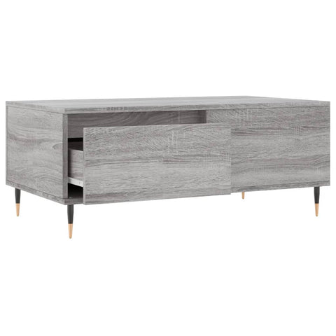 vidaXL Couchtisch Grau Sonoma 90x50x36,5 cm Holzwerkstoff