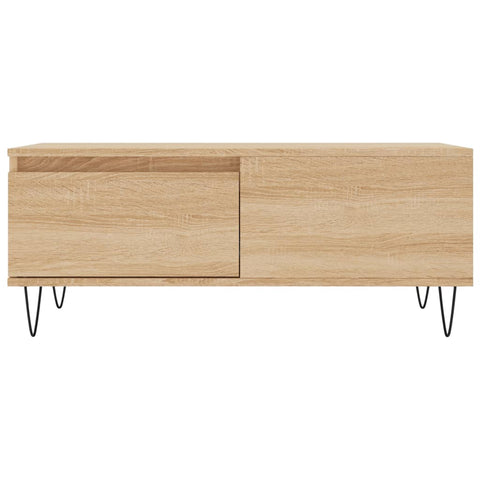 vidaXL Couchtisch Sonoma-Eiche 90x50x36,5 cm Holzwerkstoff