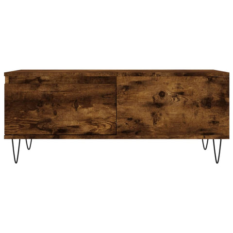 vidaXL Couchtisch Räuchereiche 90x50x36,5 cm Holzwerkstoff