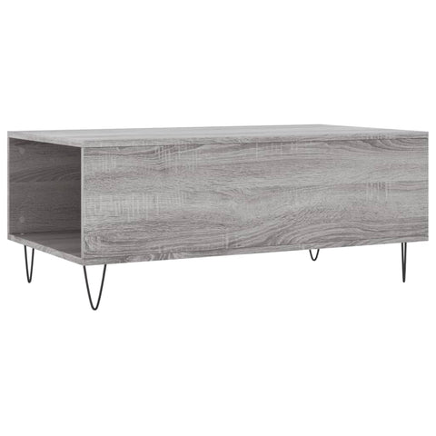 vidaXL Couchtisch Grau Sonoma 90x50x36,5 cm Holzwerkstoff