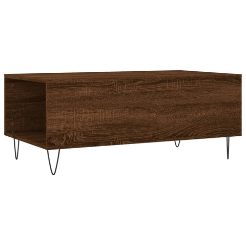 vidaXL Couchtisch Braun Eichen-Optik 90x50x36,5 cm Holzwerkstoff