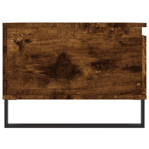 vidaXL Couchtisch Räuchereiche 90x50x36,5 cm Holzwerkstoff