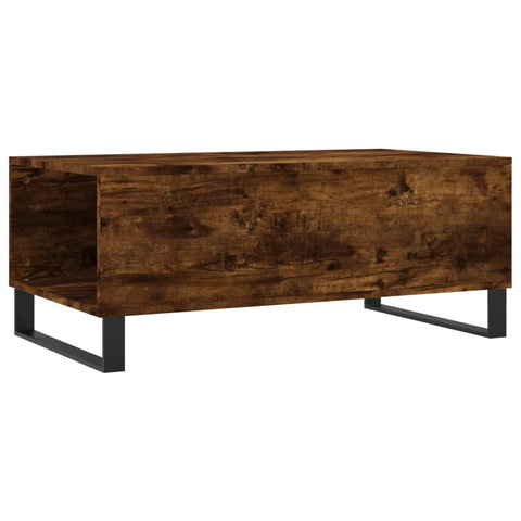 vidaXL Couchtisch Räuchereiche 90x50x36,5 cm Holzwerkstoff