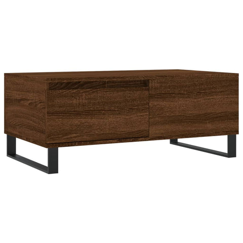 vidaXL Couchtisch Braun Eichen-Optik 90x50x36,5 cm Holzwerkstoff