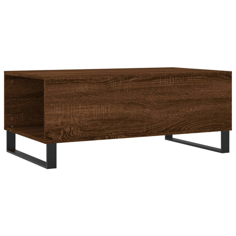 vidaXL Couchtisch Braun Eichen-Optik 90x50x36,5 cm Holzwerkstoff