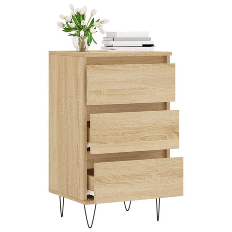 vidaXL Sideboard Sonoma-Eiche 40x35x70 cm Holzwerkstoff