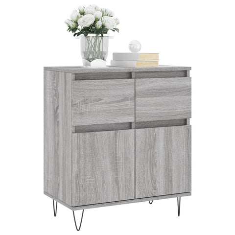 vidaXL Sideboard Grau Sonoma 60x35x70 cm Holzwerkstoff