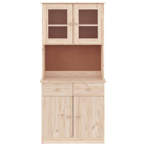 Highboard ALTA 77x35x165 cm Massivholz Kiefer