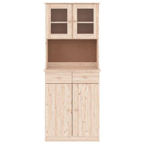 vidaXL Highboard ALTA 77x35x188 cm Massivholz Kiefer