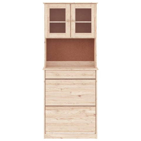 vidaXL Highboard ALTA 77x35x188 cm Massivholz Kiefer