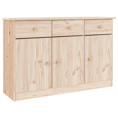 vidaXL Sideboard ALTA 112x35x73 cm Massivholz Kiefer