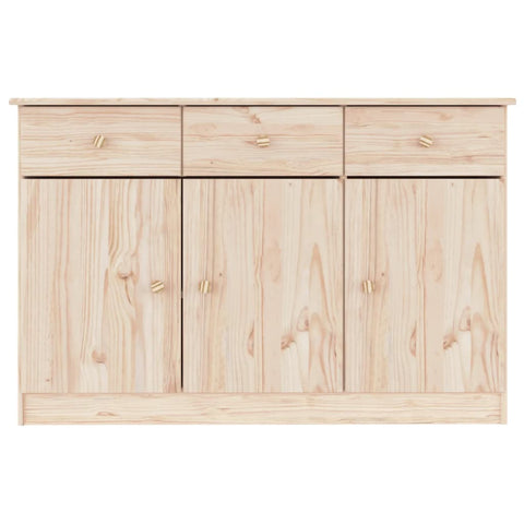 vidaXL Sideboard ALTA 112x35x73 cm Massivholz Kiefer