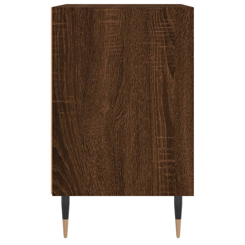 vidaXL Nachttische 2 Stk. Braun Eichen-Optik 40x30x50 cm Holzwerkstoff