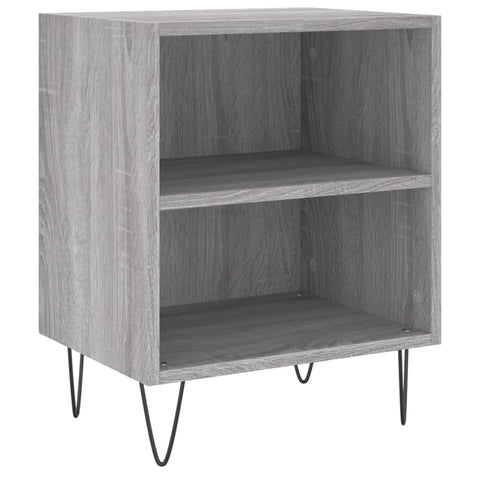 vidaXL Nachttische 2 Stk. Grau Sonoma 40x30x50 cm Holzwerkstoff