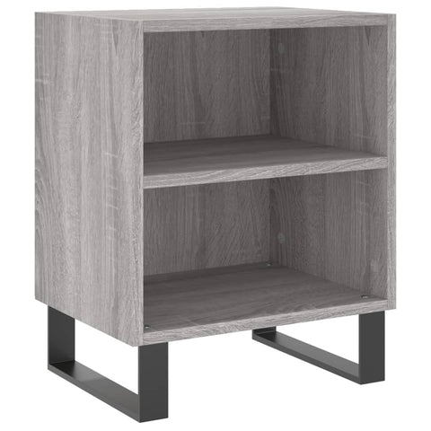 vidaXL Nachttisch Grau Sonoma 40x30x50 cm Holzwerkstoff