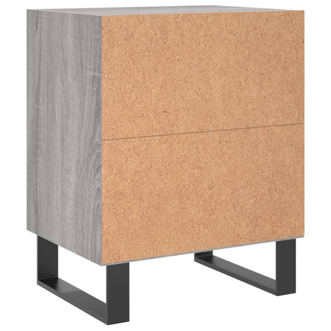 vidaXL Nachttisch Grau Sonoma 40x30x50 cm Holzwerkstoff