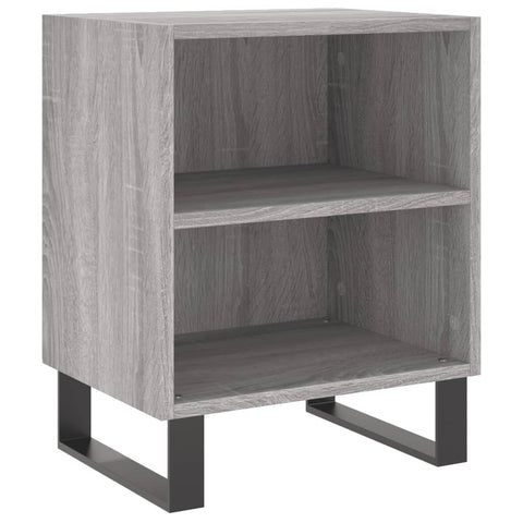 vidaXL Nachttische 2 Stk. Grau Sonoma 40x30x50 cm Holzwerkstoff