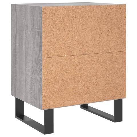 vidaXL Nachttische 2 Stk. Grau Sonoma 40x30x50 cm Holzwerkstoff