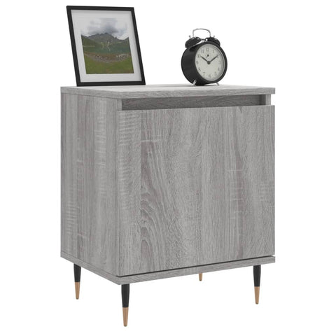 vidaXL Nachttisch Grau Sonoma 40x30x50 cm Holzwerkstoff