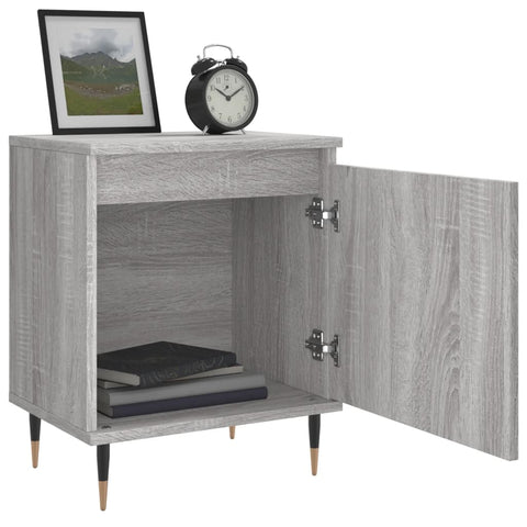 vidaXL Nachttisch Grau Sonoma 40x30x50 cm Holzwerkstoff