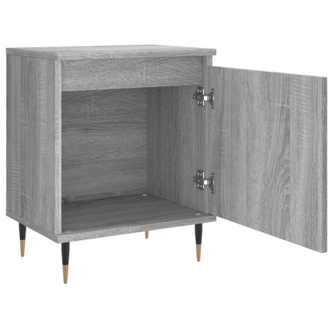 vidaXL Nachttisch Grau Sonoma 40x30x50 cm Holzwerkstoff