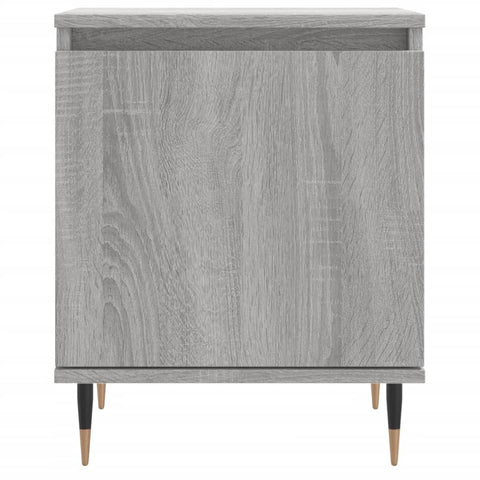 vidaXL Nachttische 2 Stk. Grau Sonoma 40x30x50 cm Holzwerkstoff