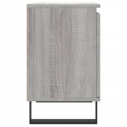 vidaXL Nachttische 2 Stk. Grau Sonoma 40x30x50 cm Holzwerkstoff