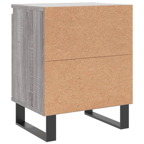 vidaXL Nachttische 2 Stk. Grau Sonoma 40x30x50 cm Holzwerkstoff