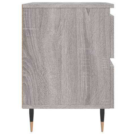 vidaXL Nachttische 2 Stk. Grau Sonoma 40x35x50 cm Holzwerkstoff