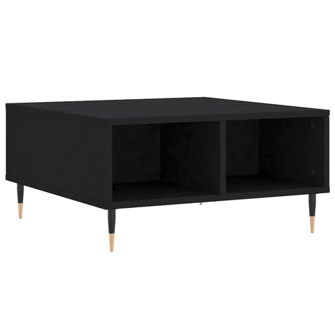 vidaXL Couchtisch Schwarz 60x60x30 cm Holzwerkstoff