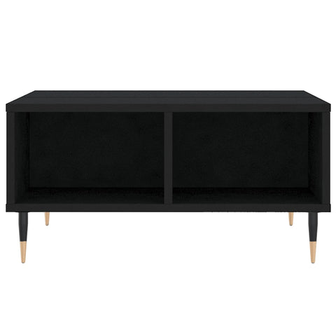 vidaXL Couchtisch Schwarz 60x60x30 cm Holzwerkstoff