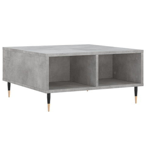 vidaXL Couchtisch Betongrau 60x60x30 cm Holzwerkstoff