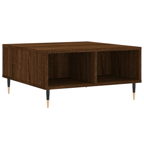 vidaXL Couchtisch Braun Eichen-Optik 60x60x30 cm Holzwerkstoff