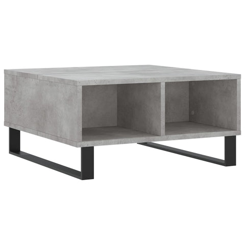 vidaXL Couchtisch Betongrau 60x60x30 cm Holzwerkstoff