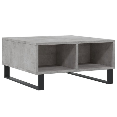 vidaXL Couchtisch Betongrau 60x60x30 cm Holzwerkstoff