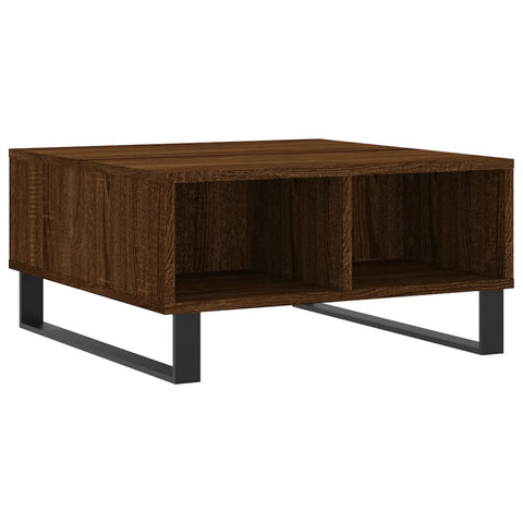 vidaXL Couchtisch Braun Eichen-Optik 60x60x30 cm Holzwerkstoff