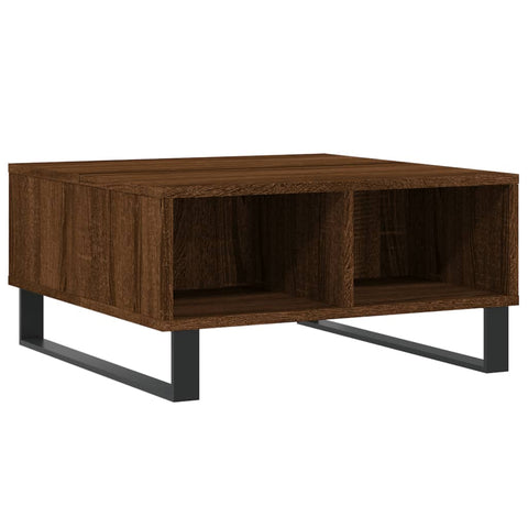 vidaXL Couchtisch Braun Eichen-Optik 60x60x30 cm Holzwerkstoff