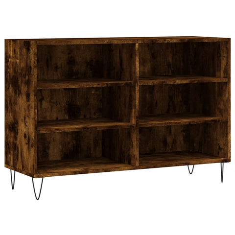 vidaXL Sideboard Räuchereiche 103,5x35x70 cm Holzwerkstoff