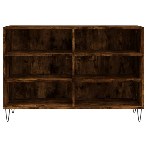 vidaXL Sideboard Räuchereiche 103,5x35x70 cm Holzwerkstoff