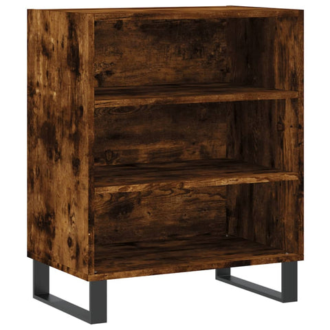 vidaXL Sideboard Räuchereiche 57x35x70 cm Holzwerkstoff