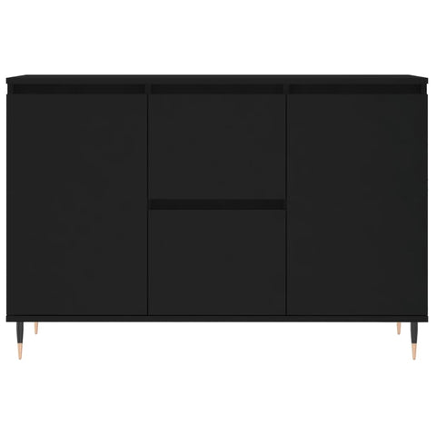 vidaXL Sideboard Schwarz 104x35x70 cm Holzwerkstoff