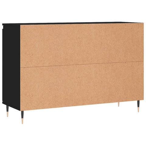 vidaXL Sideboard Schwarz 104x35x70 cm Holzwerkstoff