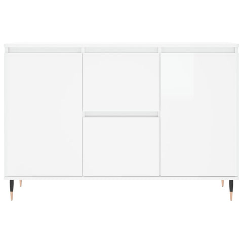 vidaXL Sideboard Hochglanz-Weiß 104x35x70 cm Holzwerkstoff