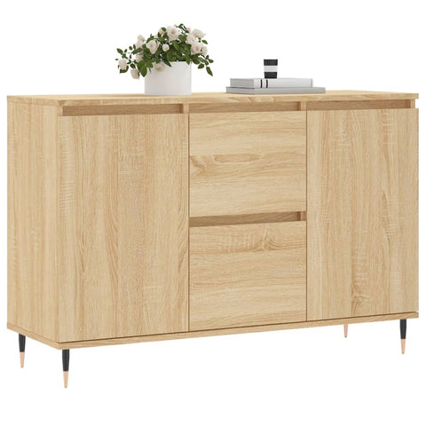 vidaXL Sideboard Sonoma-Eiche 104x35x70 cm Holzwerkstoff