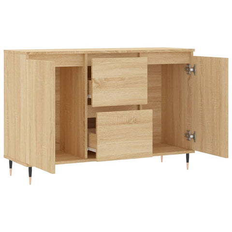 vidaXL Sideboard Sonoma-Eiche 104x35x70 cm Holzwerkstoff