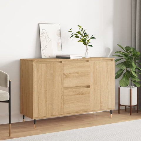 vidaXL Sideboard Sonoma-Eiche 104x35x70 cm Holzwerkstoff